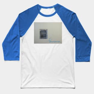 Santorini Window Baseball T-Shirt